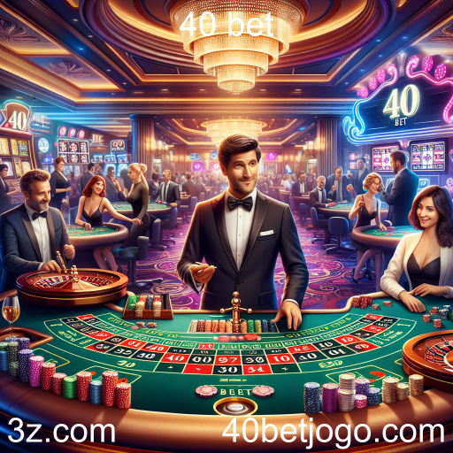 Experiência Imersiva com Cassino Ao Vivo no 40 Bet